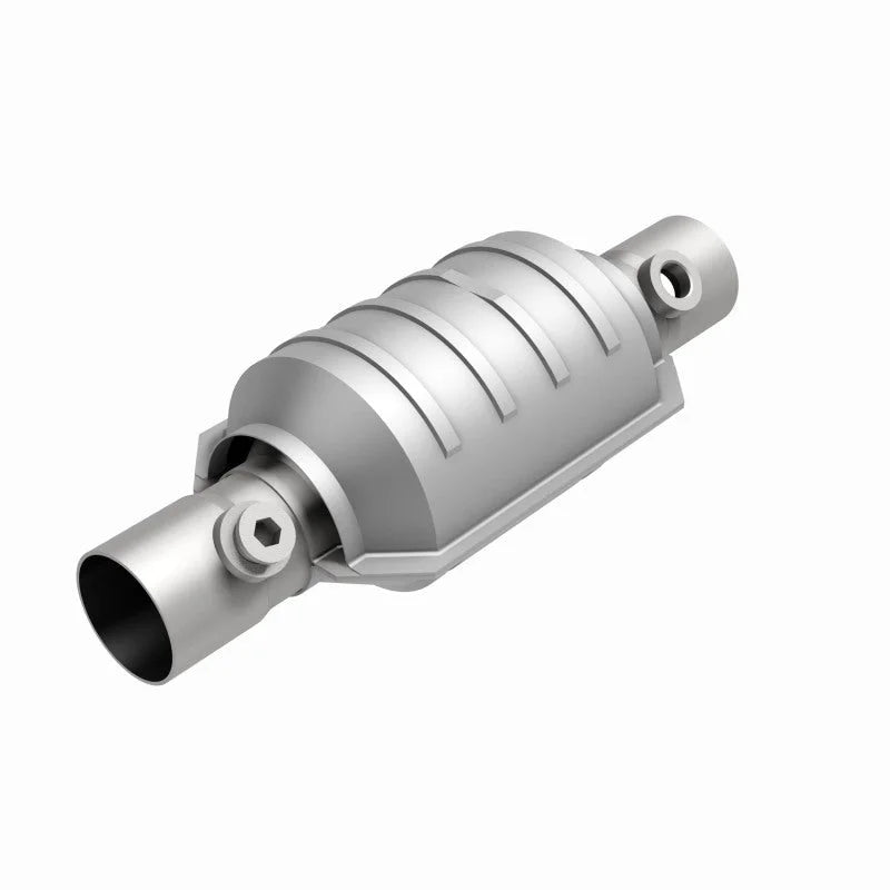 MagnaFlow Conv Univ 2 Dual O2 Boss - Side View