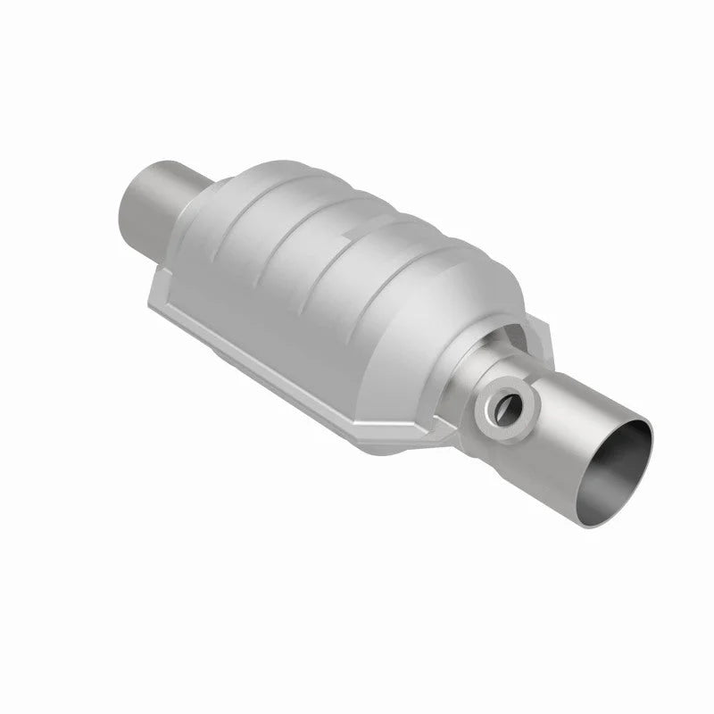 MagnaFlow Conv Univ 2 Single O2 Boss - Side View