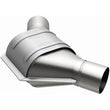 Load image into Gallery viewer, MagnaFlow Conv Univ 2.00inch Angled Inlet/Outlet - Installation View