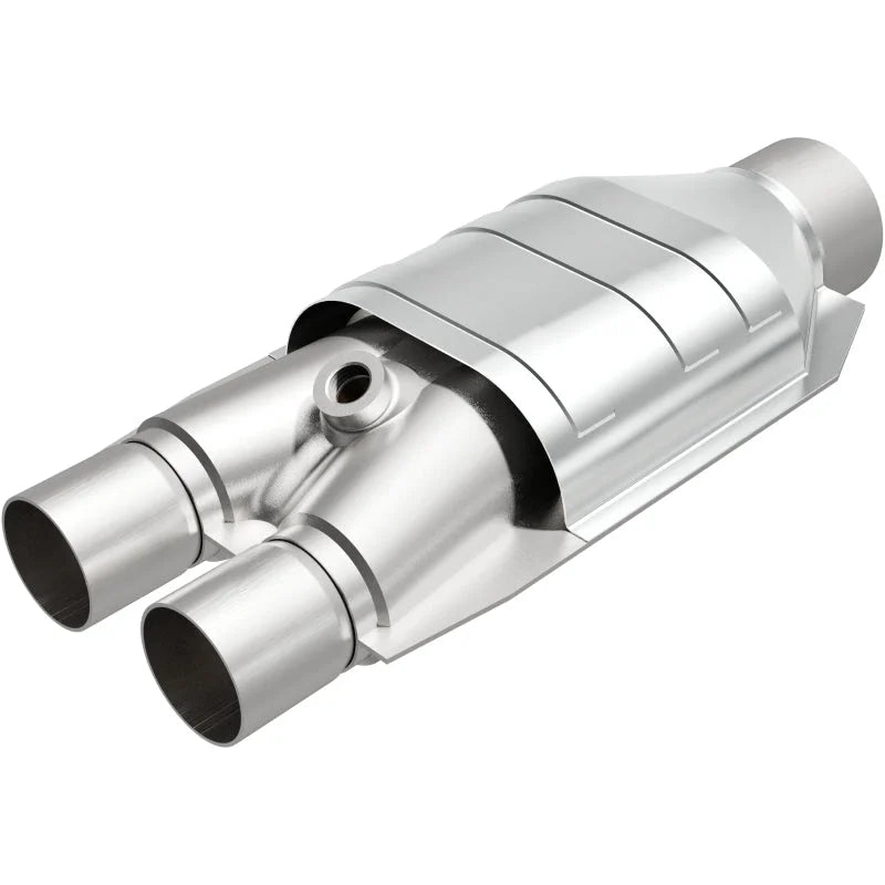 MagnaFlow Conv Univ 2/2.5 D/S Single O2 FED - Side View