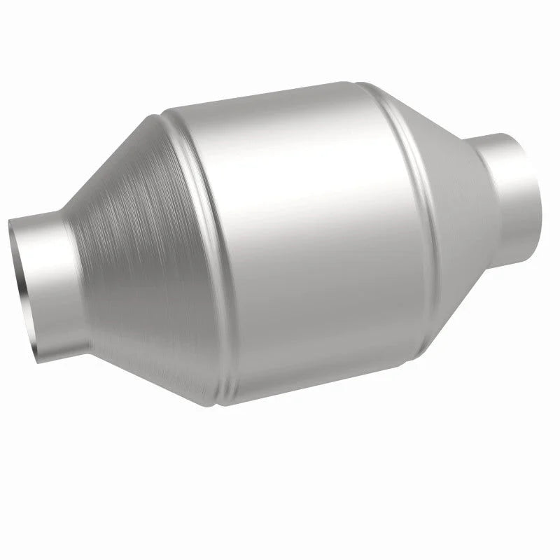 MagnaFlow Conv Univ 2.25in Inlet/Outlet Center/Center Round 3in Body L x 5in W x 8.75in Overall L - Additional View 6