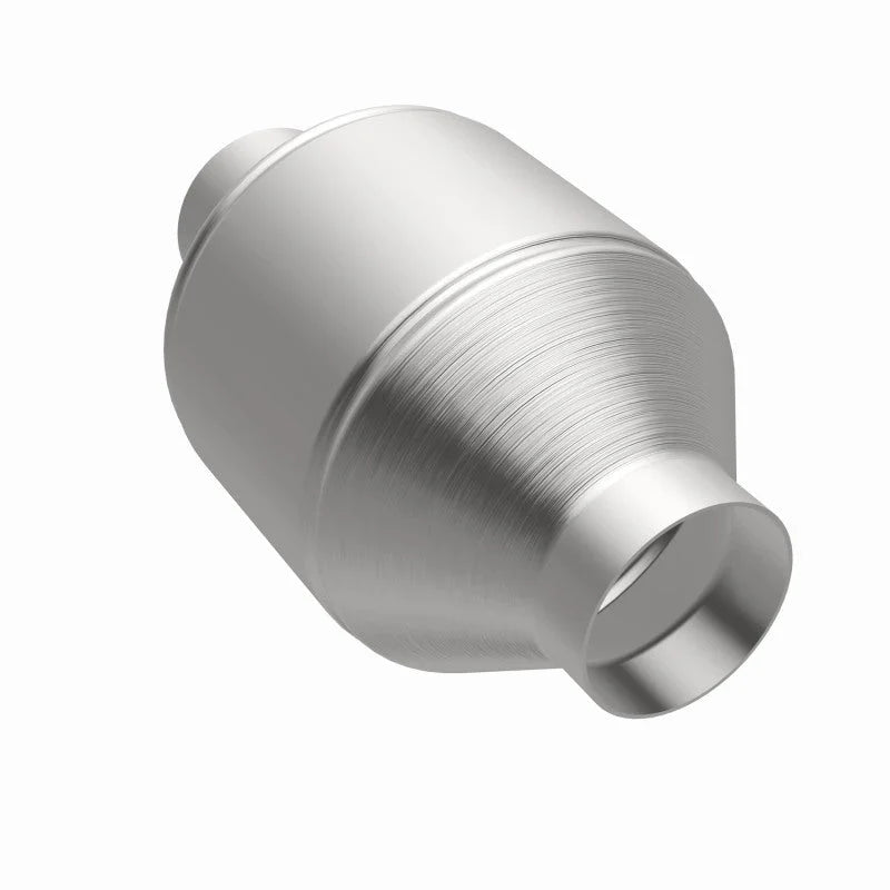 MagnaFlow Conv Univ 2.25in Inlet/Outlet Center/Center Round 3in Body L x 5in W x 8.75in Overall L - Additional View 8