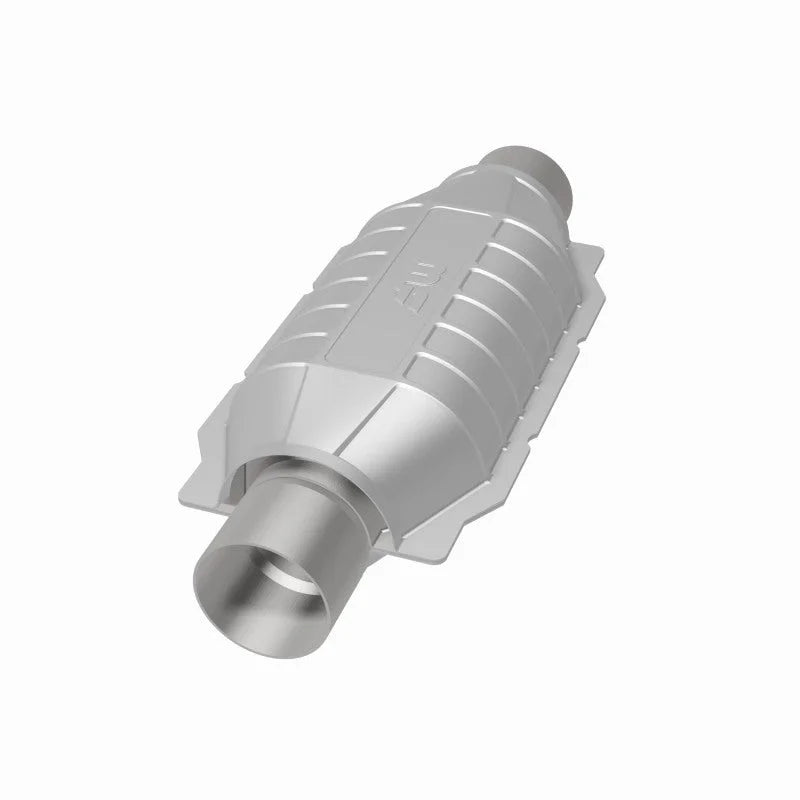 MagnaFlow Conv Univ 2.25in Inlet/Outlet Center/Center Oval Rear (California) - Back View