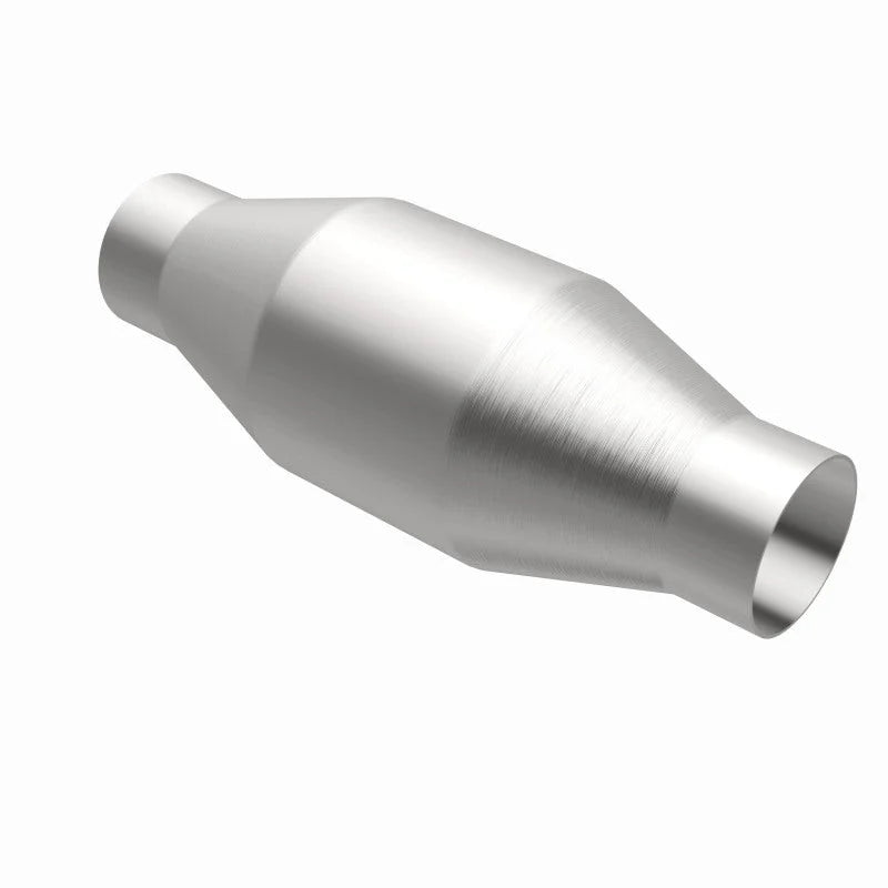 MagnaFlow Conv Univ 2.25inch Long Body Spun - Side View