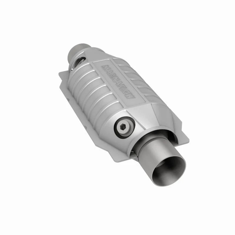 MagnaFlow Conv Univ 2.25inch w/ dual O2 - Side View