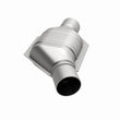 Load image into Gallery viewer, MagnaFlow Conv Univ 2.5 Angled Inlet - Back View
