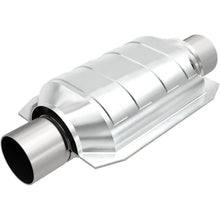 Load image into Gallery viewer, MagnaFlow Conv Univ 2.50inch 1-O2 Rear 50 State - Side View