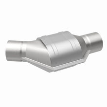 Load image into Gallery viewer, MagnaFlow Conv Univ 2.50inch Angled Inlet - Back View
