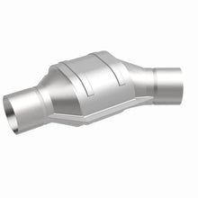 Load image into Gallery viewer, MagnaFlow Conv Univ 2.50inch Angled Inlet - Installation View