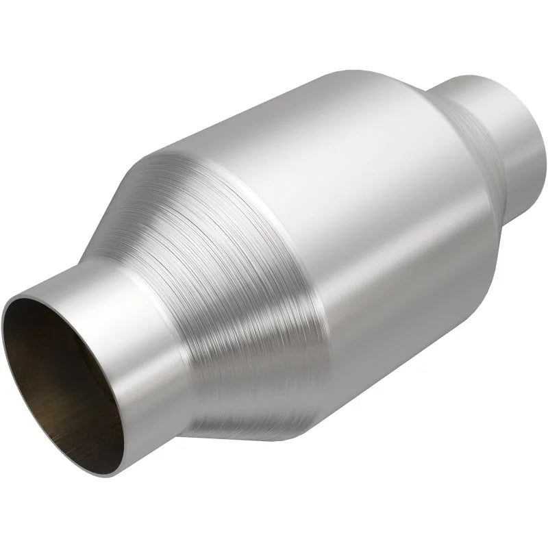 MagnaFlow Conv Univ 2.50inch C/C Met. - Side View