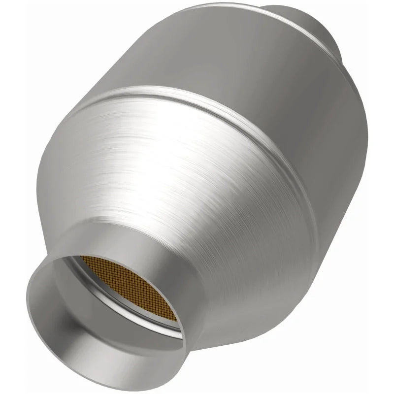 MagnaFlow Conv Univ 2.5in Inlet/Outlet Center/Center Round 3in Body L x 5in W x 8.75in Overall L - Additional View 8
