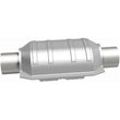 Load image into Gallery viewer, MagnaFlow Conv Univ 2.5inch Inlet/Outlet Center/Center Oval (California OBDII) - Side View