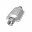 Load image into Gallery viewer, MagnaFlow Conv Univ 2.5inch Inlet/Outlet Center/Center Oval (California OBDII) - Back View