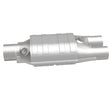 Load image into Gallery viewer, MagnaFlow Conv Univ 2.5inch/2inch single/dual w/ O2 - Side View