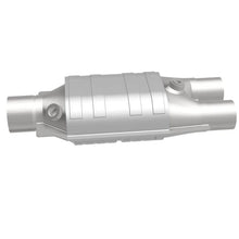 Load image into Gallery viewer, MagnaFlow Conv Univ 2.5inch/2inch single/dual w/ O2 - Side View
