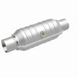 Load image into Gallery viewer, MagnaFlow Conv Univ 2in Inlet/Outlet Center/Center Round 11in Body L x 5.125in W x 15in Overall L - Additional View 5