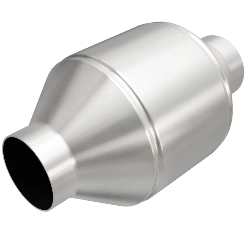 MagnaFlow Conv Univ 2inch C/C 5inch spun body - Side View