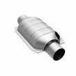 Load image into Gallery viewer, MagnaFlow Conv Univ 3 W/Dual O2 Boss - Side View