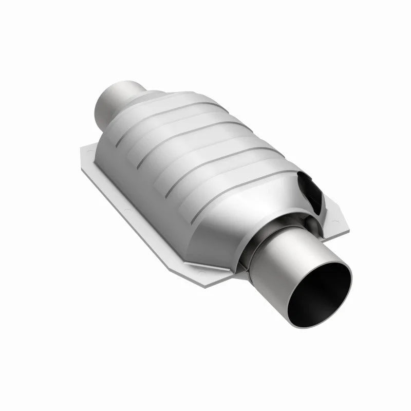 MagnaFlow Conv Univ 3 W/Dual O2 Boss - Side View