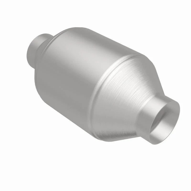 MagnaFlow Conv Univ 5inch Spun Met. 2.25inch C/C - Installation View