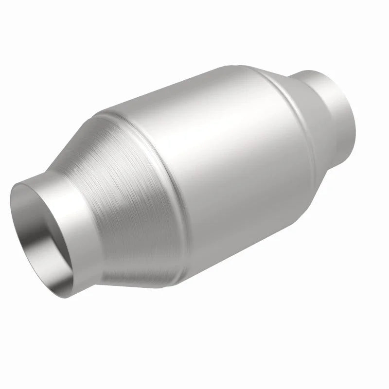 MagnaFlow Conv Univ 5inch Spun Met. 3inch C/C - Back View