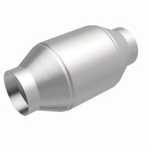 Load image into Gallery viewer, MagnaFlow Conv Univ 5inch Spun Met. 3inch C/C - Back View