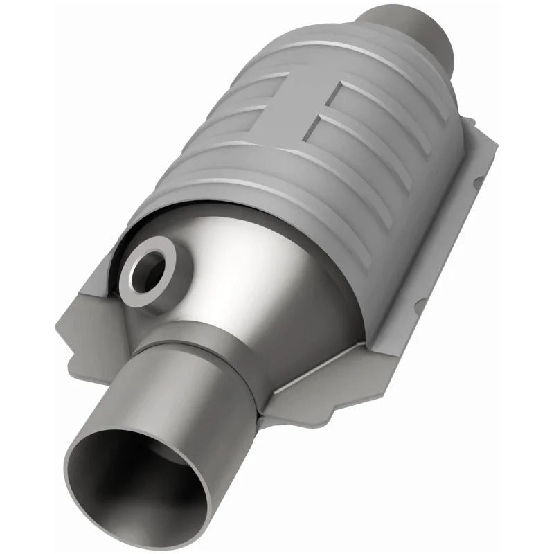 MagnaFlow Conv Universal 1.75 with 1-O2 Front CA - Side View