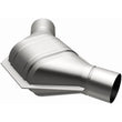 Load image into Gallery viewer, MagnaFlow Conv Universal 2 inch Angled O/O PC2 Front - Back View