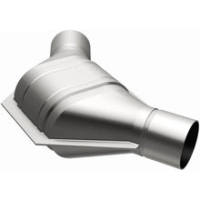 Load image into Gallery viewer, MagnaFlow Conv Universal 2 inch Angled O/O PC2 Front - Back View