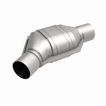 Load image into Gallery viewer, MagnaFlow Conv Universal 2.00 Angled Inlet Rear CA - Installation View