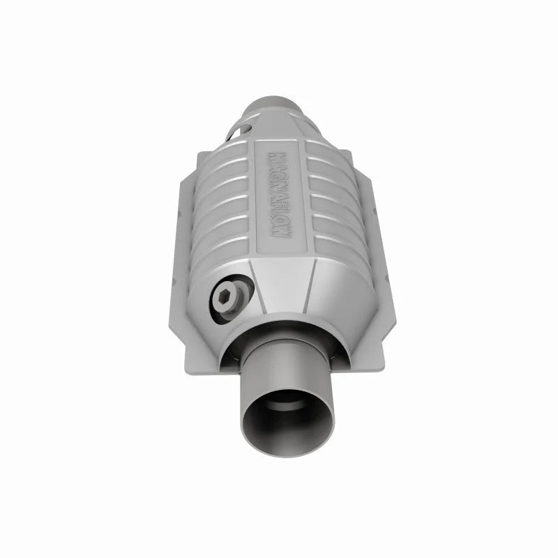 MagnaFlow Conv Universal 2.00 inch with Dual O2 Rear CA - Side View