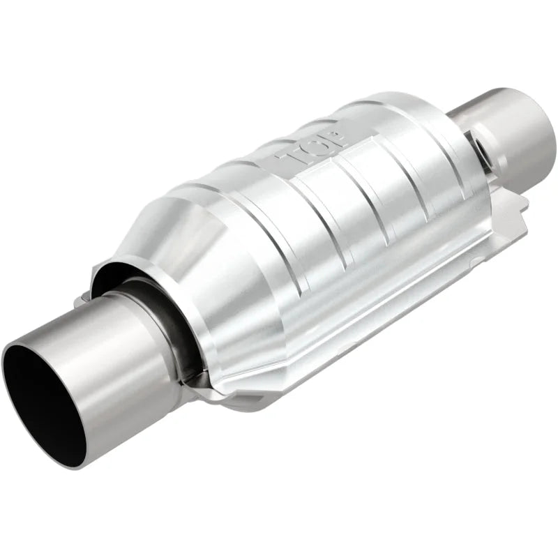 MagnaFlow Conv Universal 2.00 with 1-O2 Rear CA - Side View