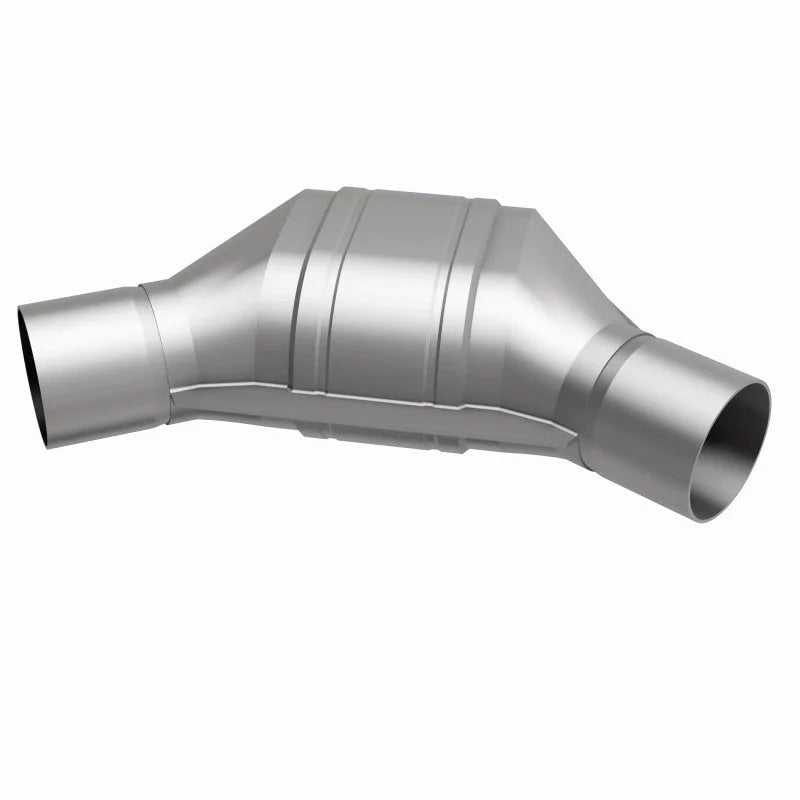 MagnaFlow Conv Universal 2.25 Angled In/Out Front CA - Installation View