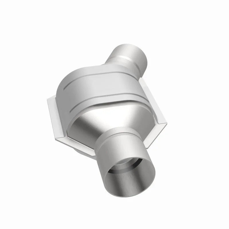 MagnaFlow Conv Universal 2.25 Angled Inlet OEM - Back View
