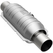 Load image into Gallery viewer, MagnaFlow Conv Universal 2.25 Midbed O2 Rear CA - Installation View