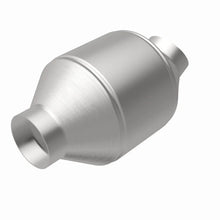 Load image into Gallery viewer, MagnaFlow Conv Universal 2.25 inch C/A 5 inch spun body - Side View