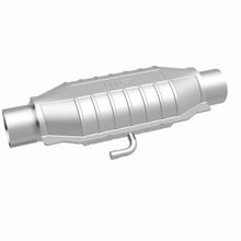 Load image into Gallery viewer, MagnaFlow Conv Universal 2.25in Inlet/Outlet Center/Center Oval - Back View