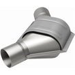 Load image into Gallery viewer, MagnaFlow Conv Universal 2.50 Angled In / Out OEM - Back View