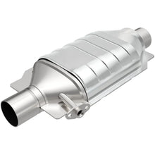 Load image into Gallery viewer, MagnaFlow Conv Universal  2in Inlet 2in Outlet 16in Length 6.375in Width - Side View