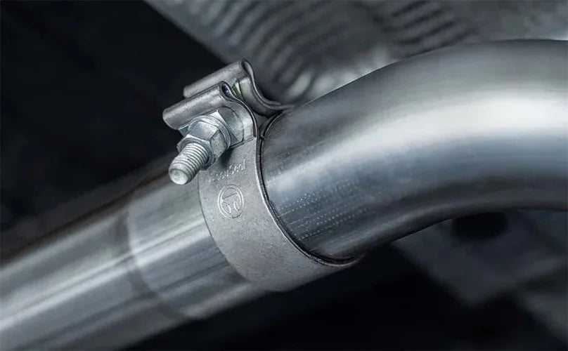MagnaFlow D-Fit Muffler 409 SS 3.5in 2019 Chevrolet Silverado 1500 6.2L w/o Muffler - Installation View