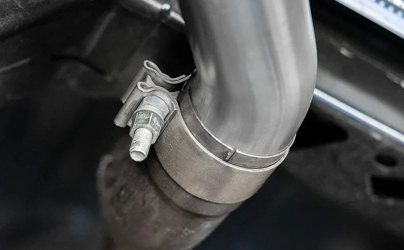 MagnaFlow 21-23 Ford Bronco 2.3L / 2.7L D-Fit Rear Muffler Delete - Side View