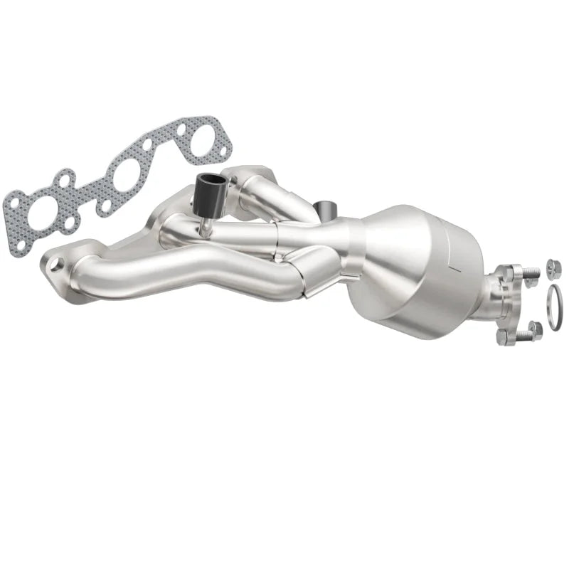 MagnaFlow Direct Fit Catalytic Converter 01-04 Frontier Manifold Driver Side 3.3L - Side View