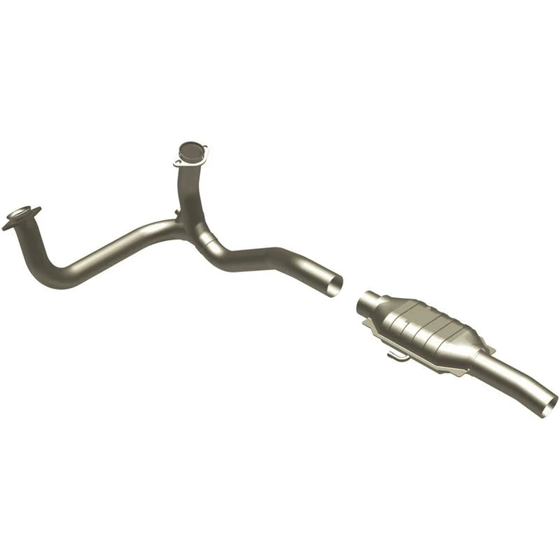 MagnaFlow Direct Fit Catalytic Converter 88-95 Ford Van 5.8L 49S - Side View