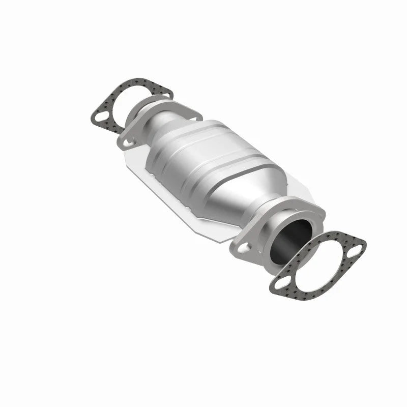 MagnaFlow Direct Fit Catalytic Converter 98-01 Nissan Altima 2.4L, Rear - Installation View