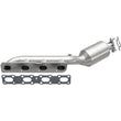 Load image into Gallery viewer, MagnaFlow Direct-Fit SS Catalytic Converter (California) fits 2004-2006 Nissan Titan 5.6L V8 - Side View