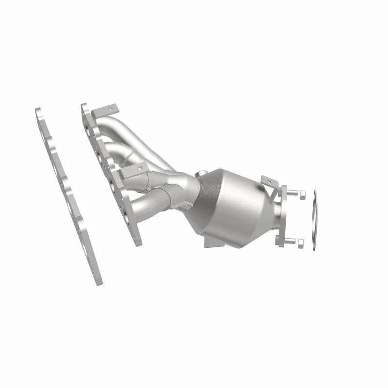 MagnaFlow Direct-Fit SS OEM Catalytic Converter 12-15 Hyundai Accent L4-1.6LGAS - Back View