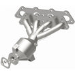 Load image into Gallery viewer, MagnaFlow Direct-Fit SS OEM Catalytic Converter 12-15 Hyundai Accent L4-1.6LGAS - Installation View
