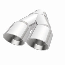 Load image into Gallery viewer, MagnaFlow Double Wall 3in Dual Round Polished Tip 2.25in Inlet - Additional View 9