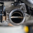 Load image into Gallery viewer, MagnaFlow 2018 Ford Mustang V8-5.0LGAS Exhaust Acc - 2.5in ID/OD - 304SS - Integrated V-Band Flanges - Side View