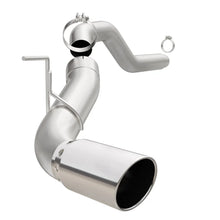 Load image into Gallery viewer, MagnaFlow Filter-Back Pro Series Single Passenger Side Rear Exit 5in. 2016 Nissan Titan 5.0L CC SB - Side View